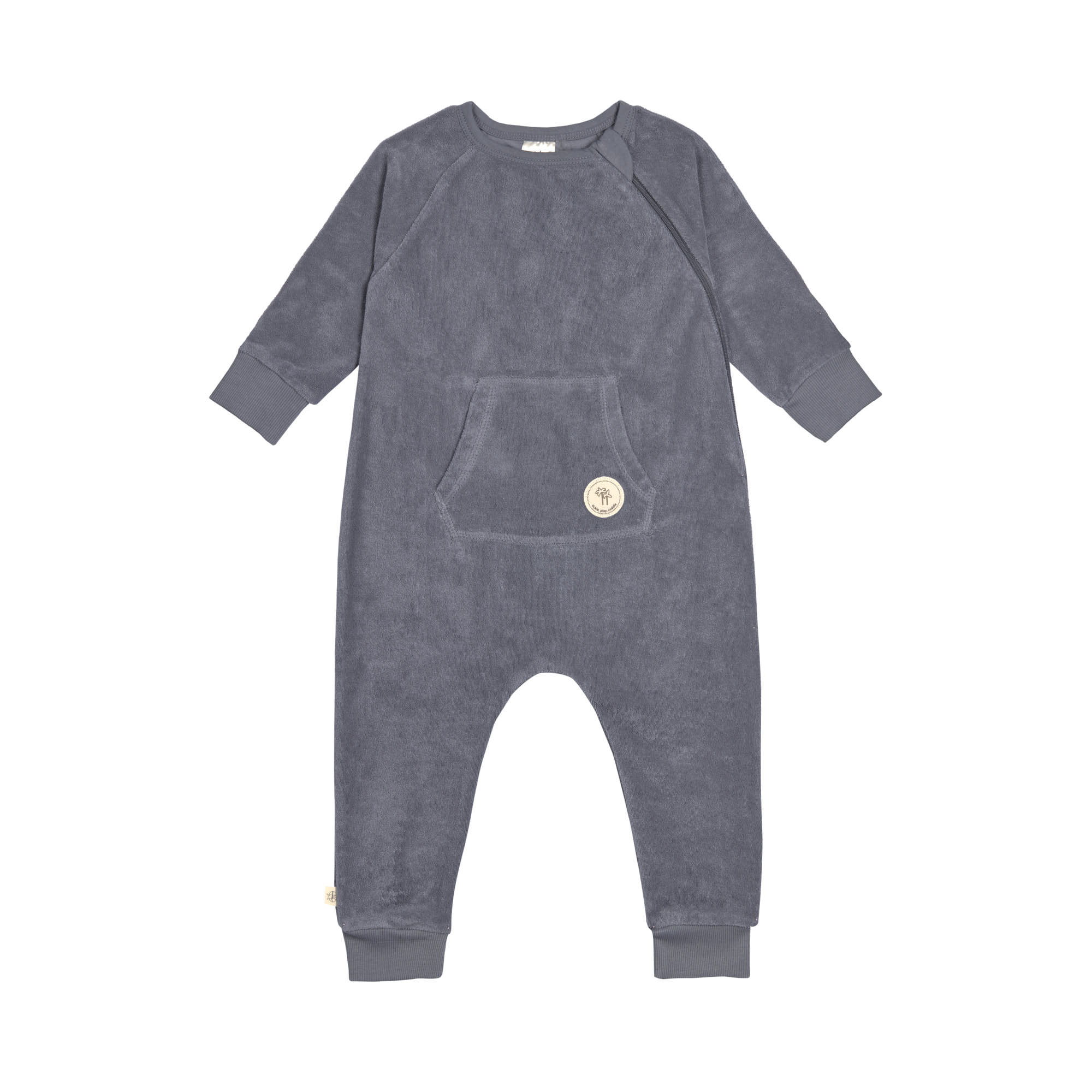 Frottee Overall Kinder, Anthrazit