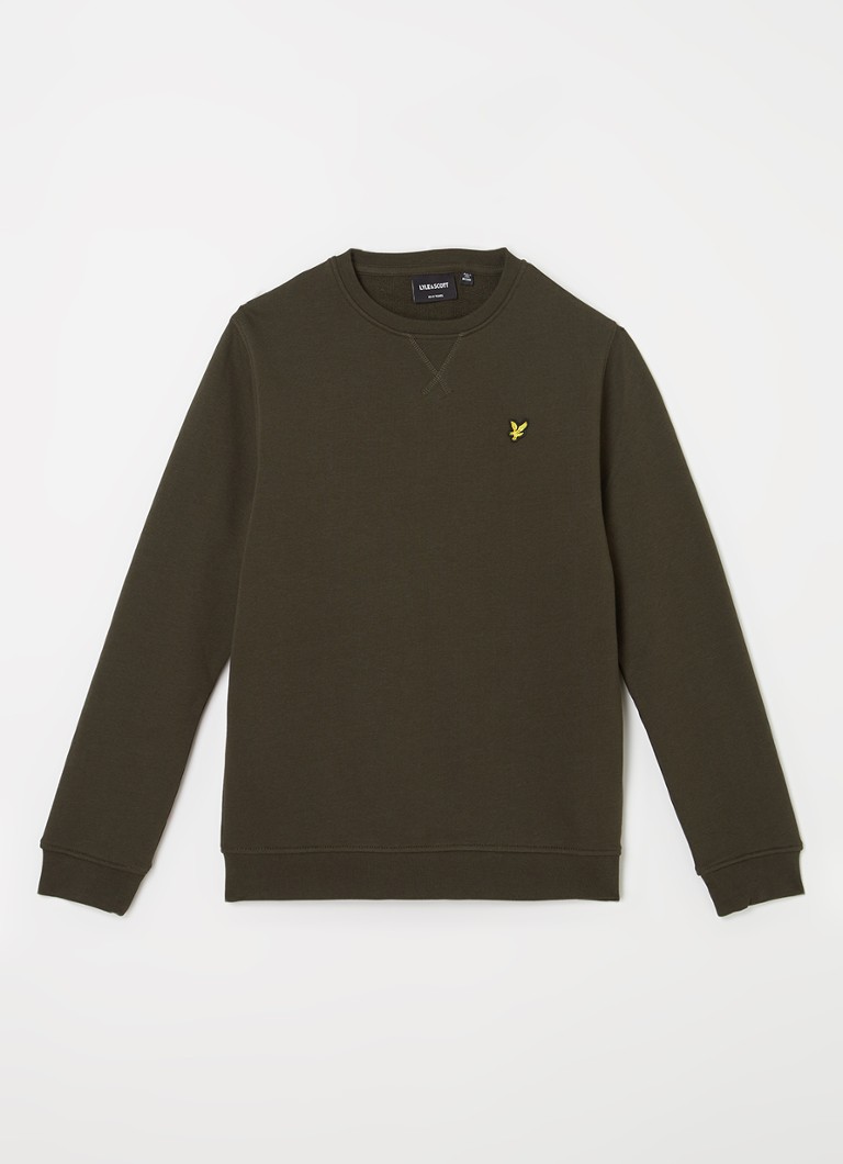Pulover cu logo brodat Lyle & Scott