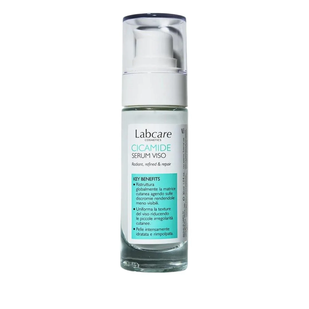 Cicamide serum za lice za blistavu, pročišćavajuću i obnavljajuću kožu - hidratantni serum za lice, serum protiv bora za lice, obnavljajući tretman