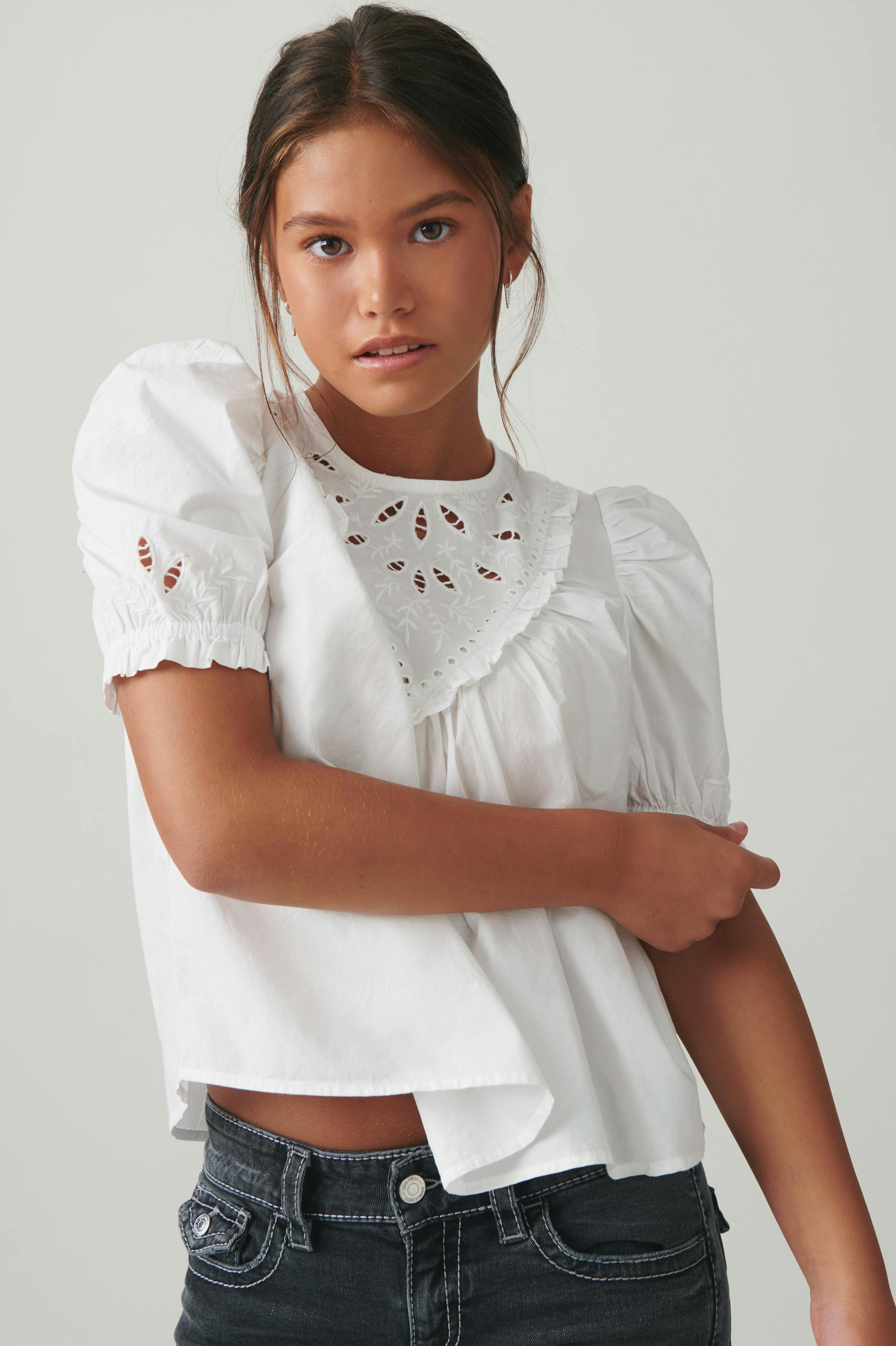 Puff sleeve blouse