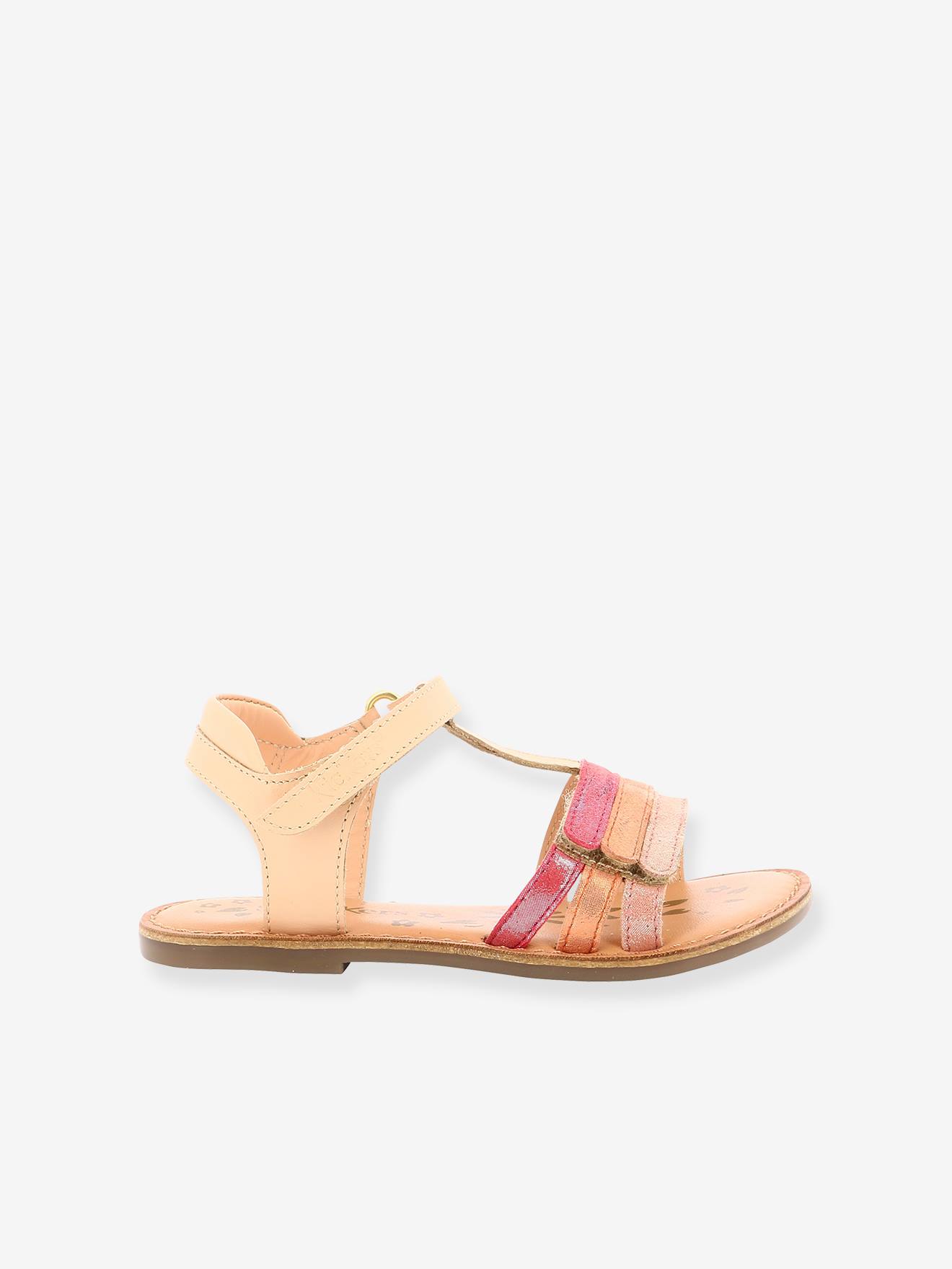 Kickers Mädchen Sandalen DIAMANTO DIVA KICKERS - pfirsich/koralle metallic