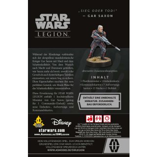 Star Wars Legion: Gar Saxon (DE)
