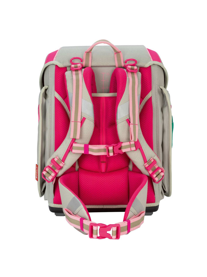 Scout Genius Schulranzen-Set 4tlg. in pink cherry günstig kaufen onesize