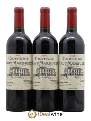 Château Haut Marbuzet  2000 - Lot de 3 Bouteilles