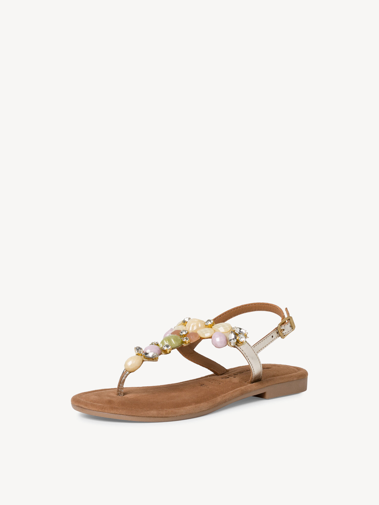 Sandale en cuir - beige