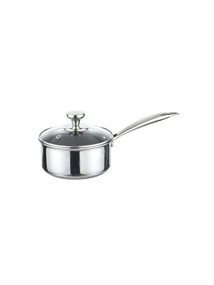 COFI 1453 Edelstahl Wabenstruktur Kochtopf Induktion Ø28cm Topf Pfanne in Silber günstig kaufen onesize
