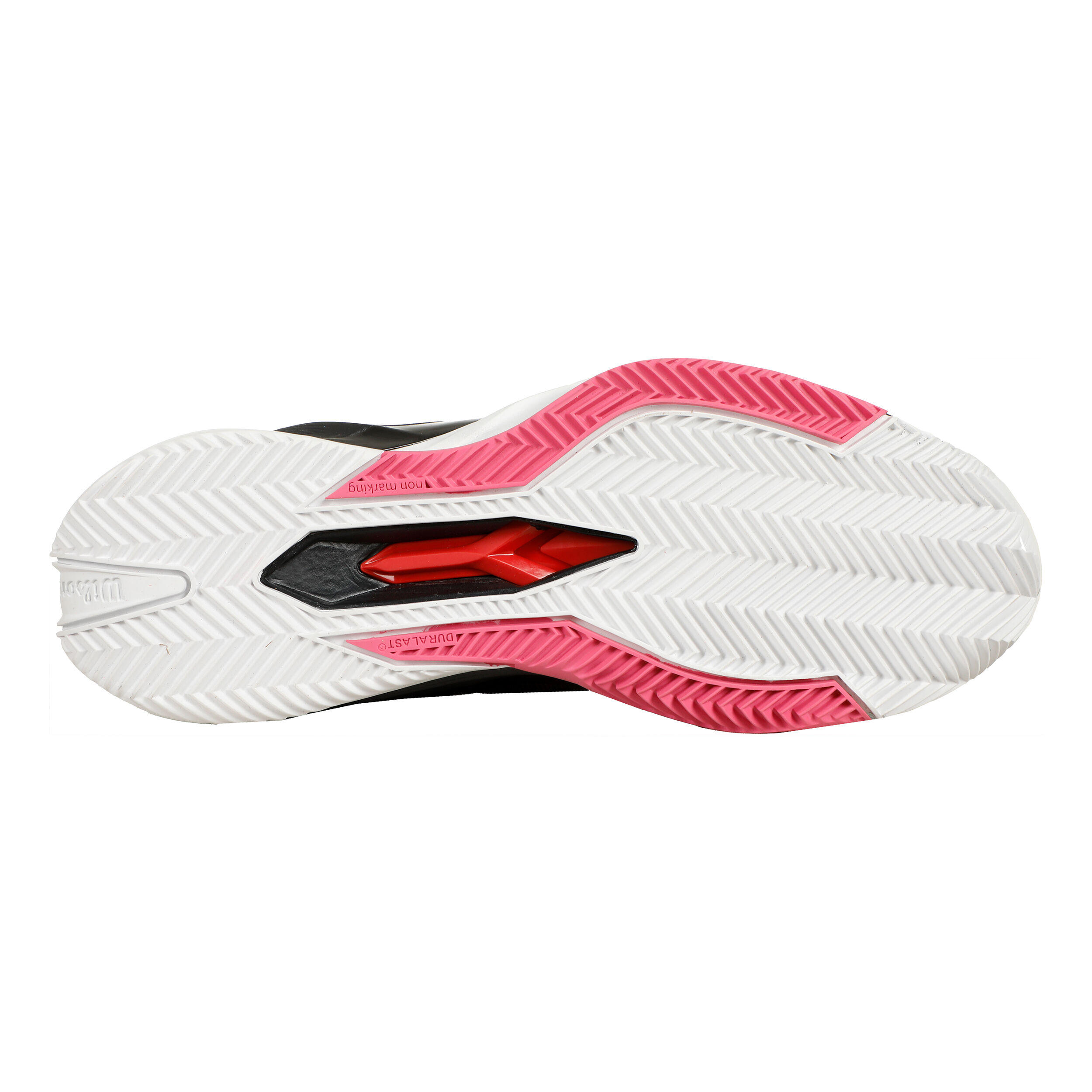 Rush Pro 4.0 CLY Sandplatzschuh Damen - Schwarz, Weiß