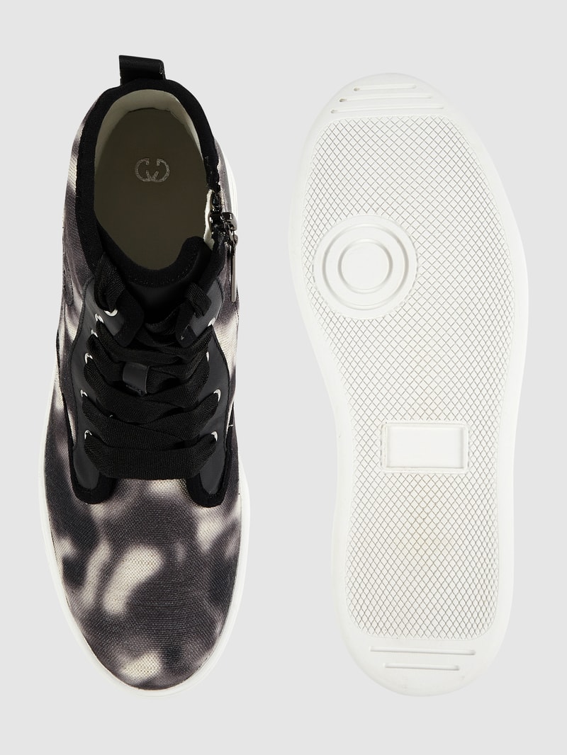 High Top Sneaker mit Plateausohle Modell 'Novara' in schwarz