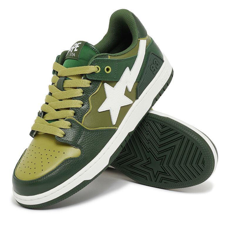 A Bathing Ape Bape SK8 Sta #2M2 green