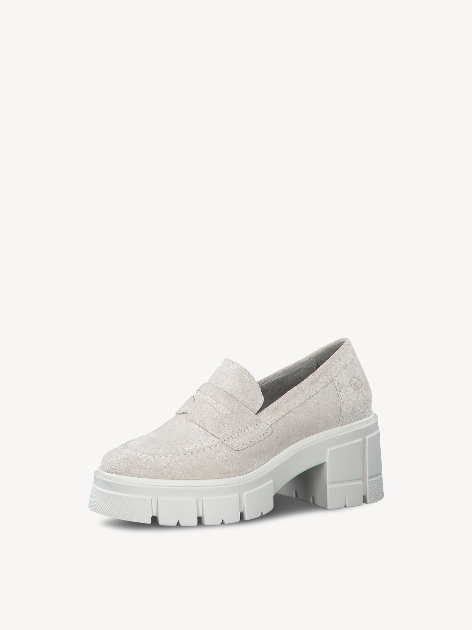 Slipper en cuir - beige