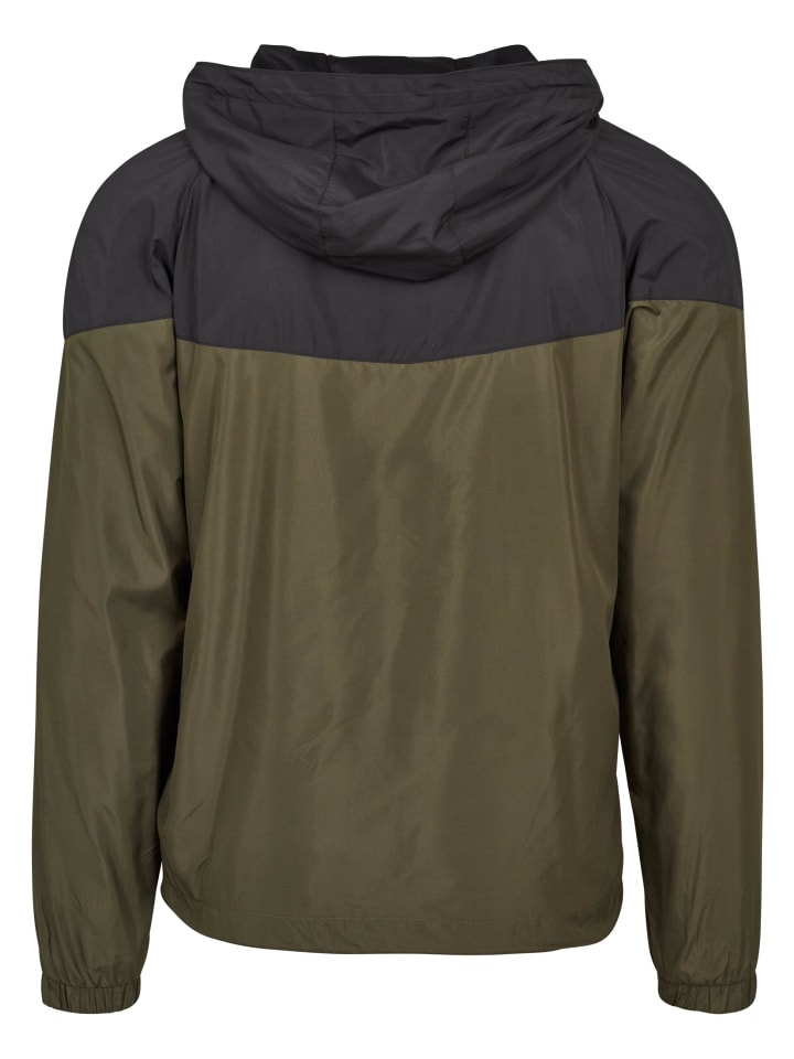 Urban Classics Urban Classics Windbreaker in blk/darkolive günstig kaufen