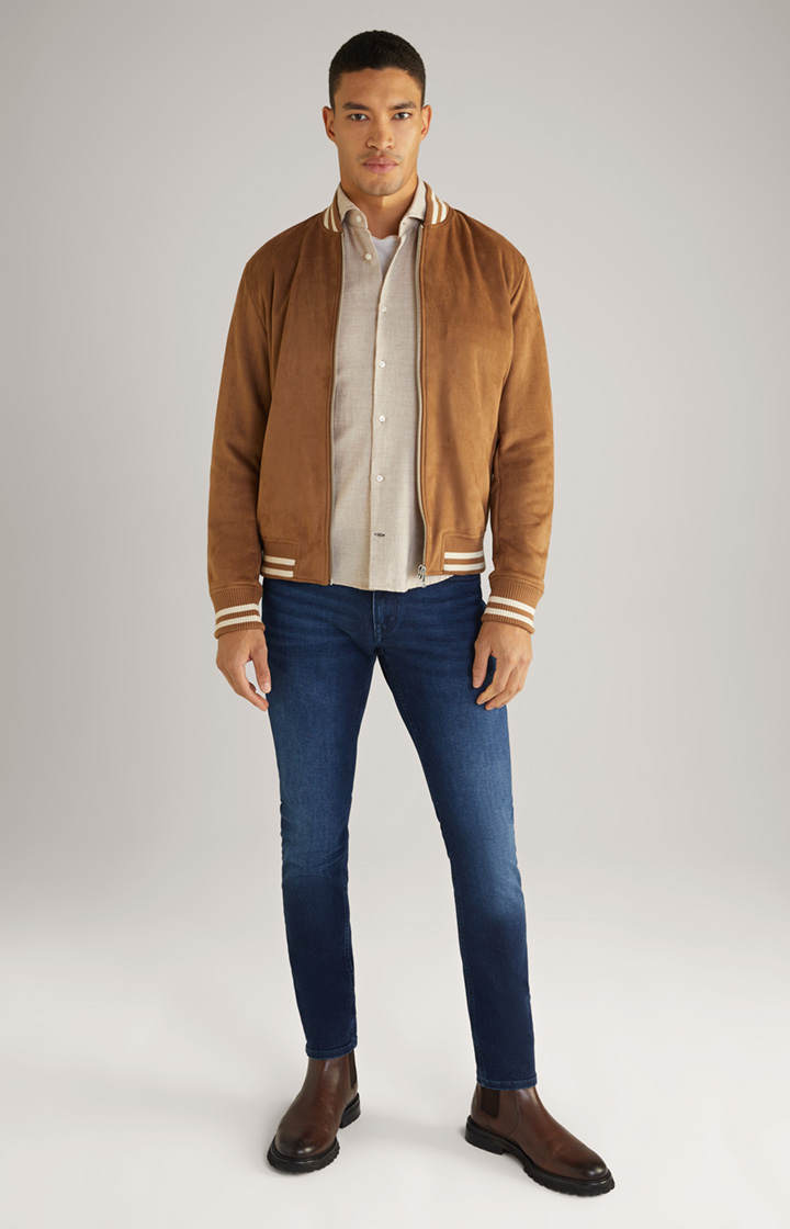 Velours-Blouson Bubar in Camel