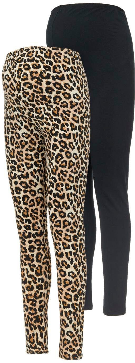 Mamalicious Umstandsleggings MLSANNI (Set, 2-tlg., 2er-Pack)