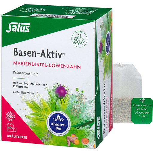 BASEN AKTIV Tee Nr.2 Mariend.-Löwenzahn Bio Salus  40 St  Filterbeutel