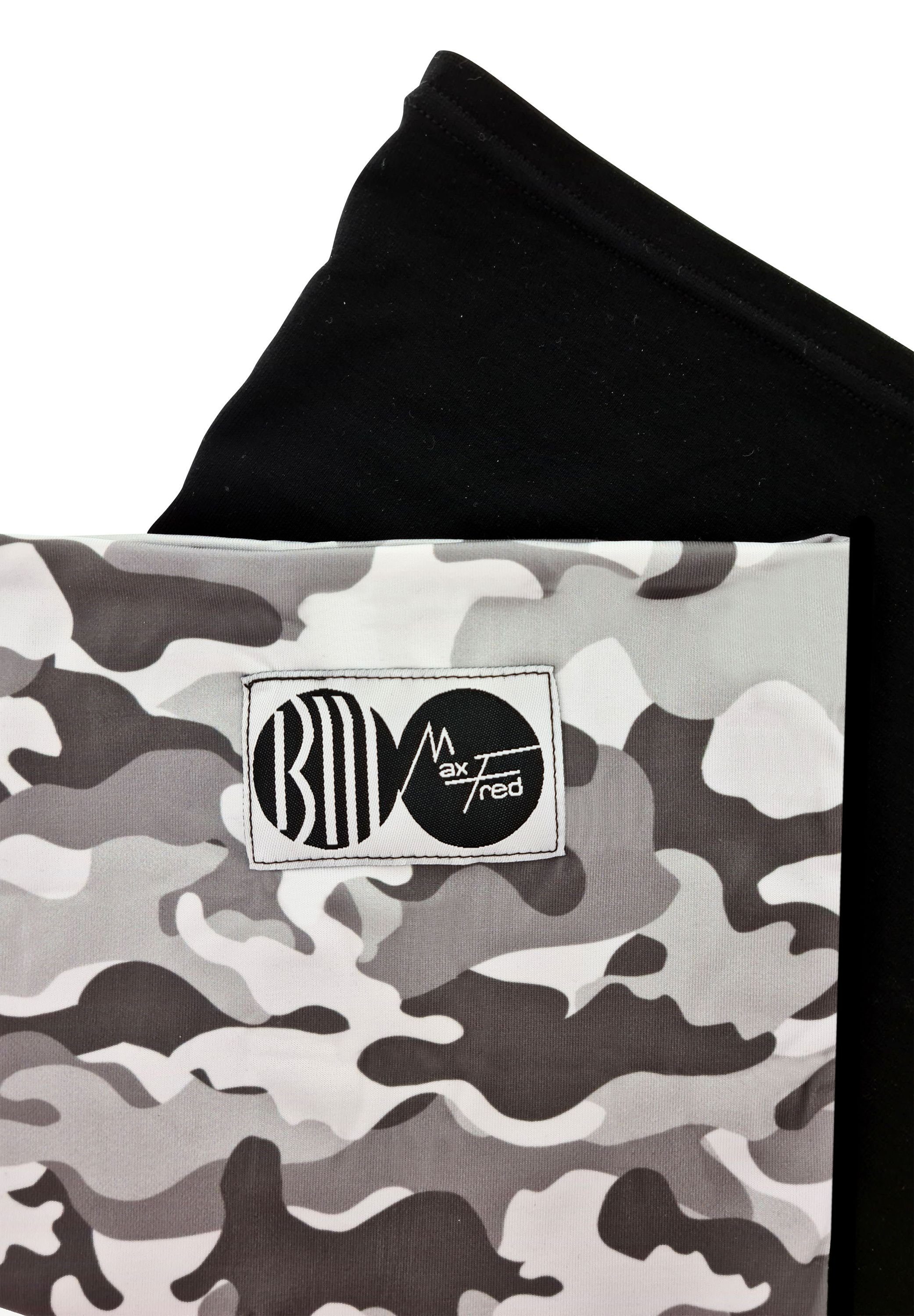 Maxfred Multifunktionstuch Bamboo camouflage Multifunktionstuch, Elastisch, Nachhaltig, geringe Geruchsaufnahme, Ultraweich