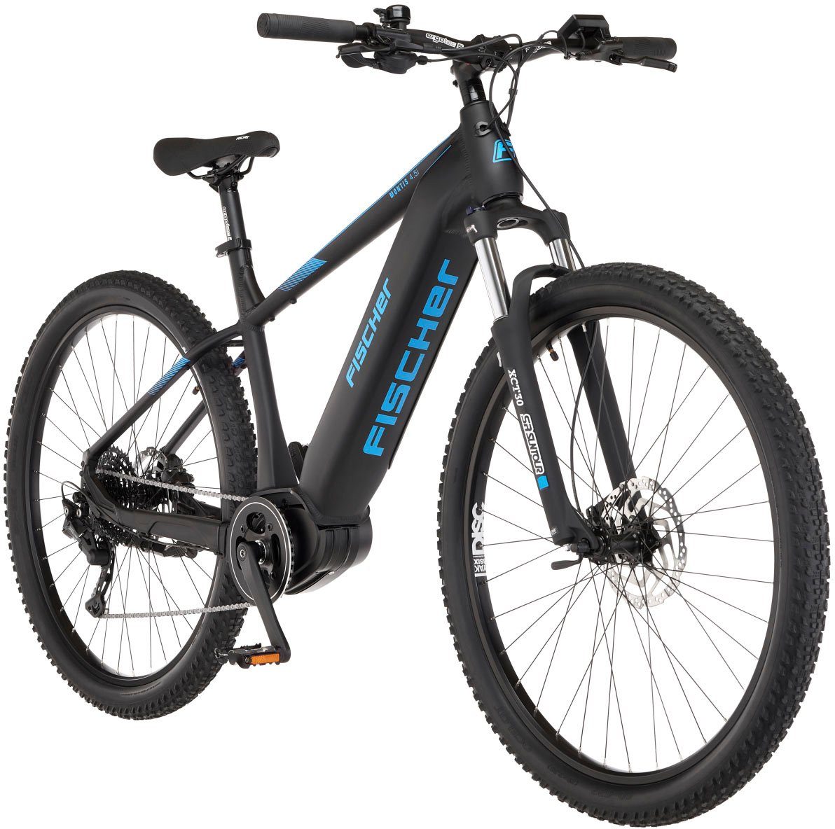 FISCHER Fahrrad E-Bike MONTIS 4.5i 522, 10 Gang Shimano Deore Schaltwerk, Kettenschaltung, Mittelmotor, 522 Wh Akku, (mit Fahrradschloss)
