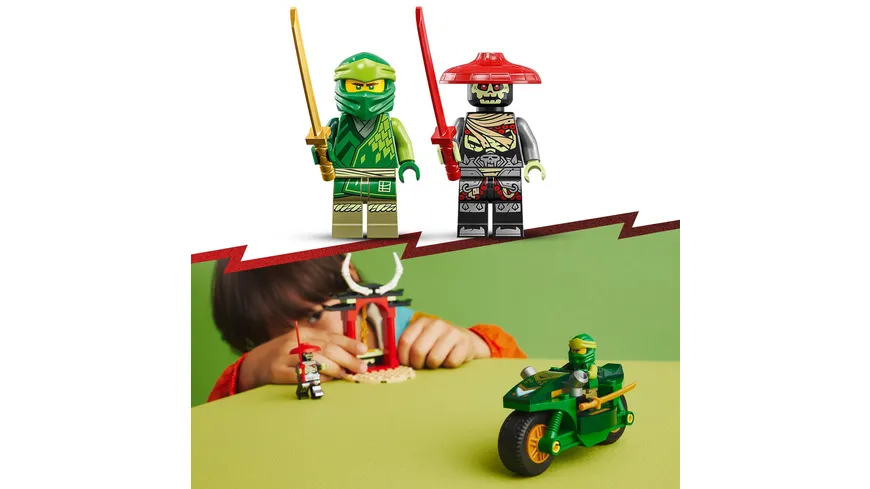 LEGO NINJAGO 71788 Lloyds Ninja-Motorrad Spielzeug für Kinder ab 4 Jahre