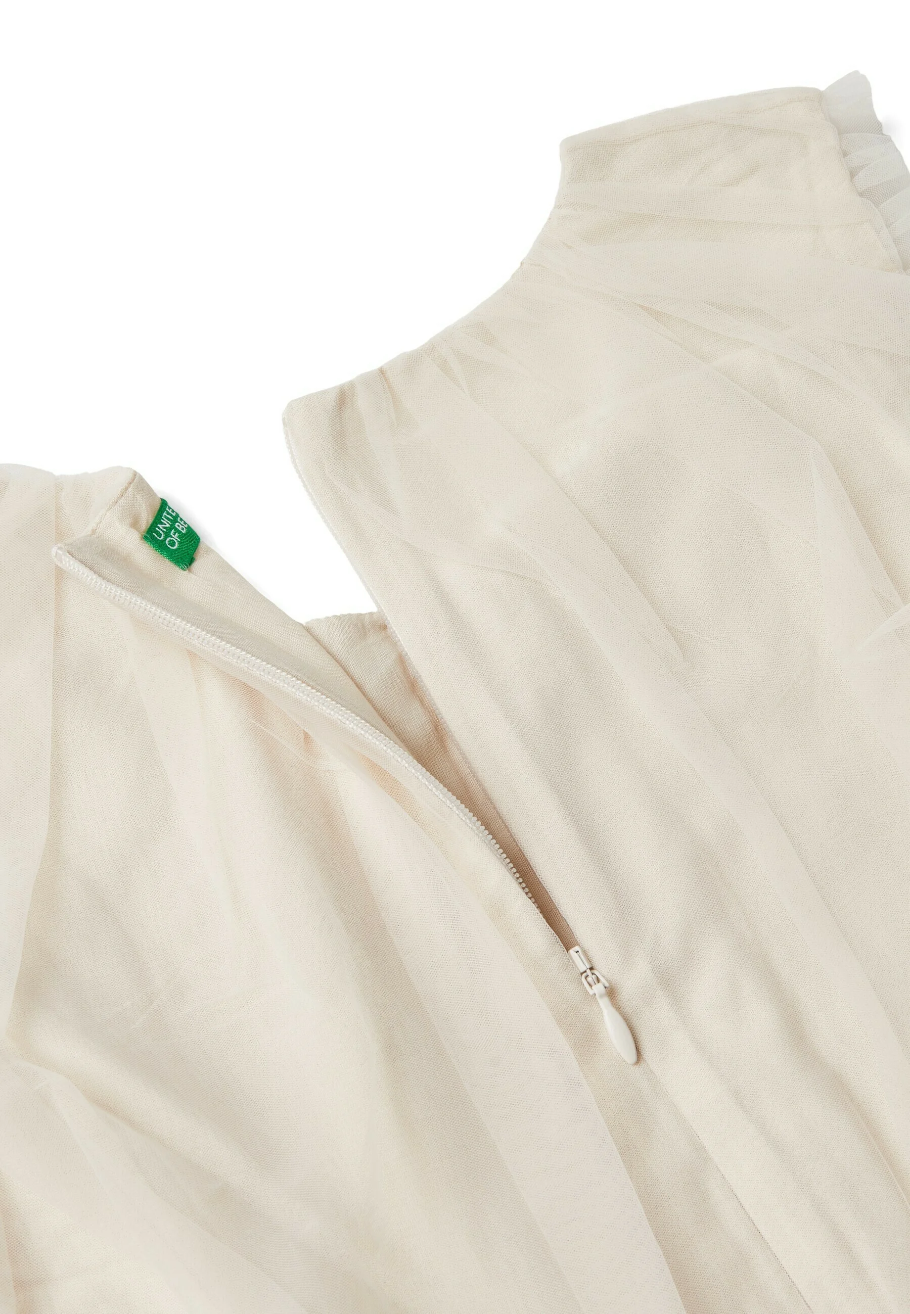 Vestido de verano United Colors of Benetton con fruncido elástico y corte regular