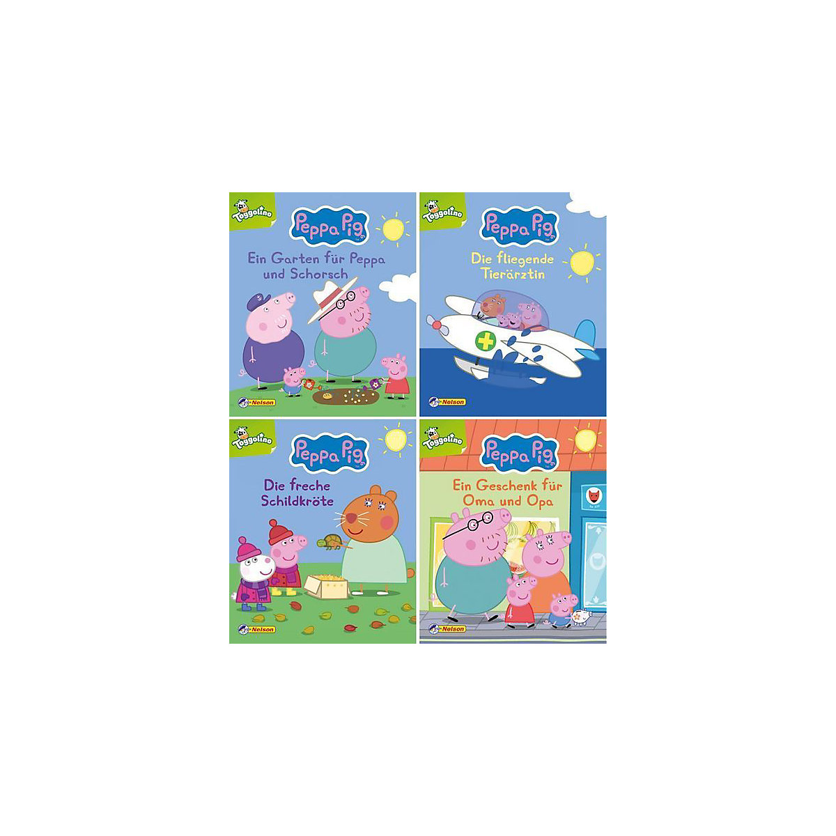 Nelson Mini-Bücher: 4er Peppa 13-16