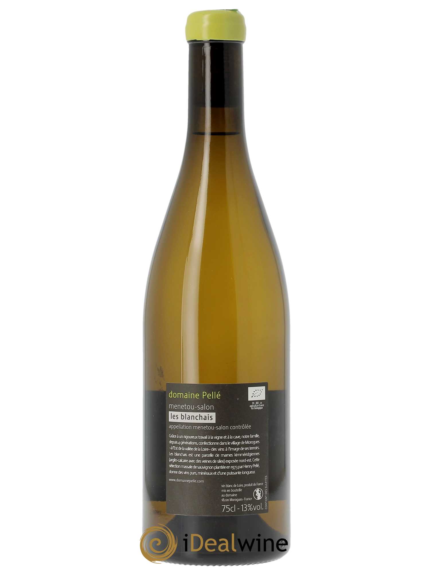 Menetou-Salon Les Blanchais Domaine Henry Pellé  2021 - Lot de 1 Bouteille