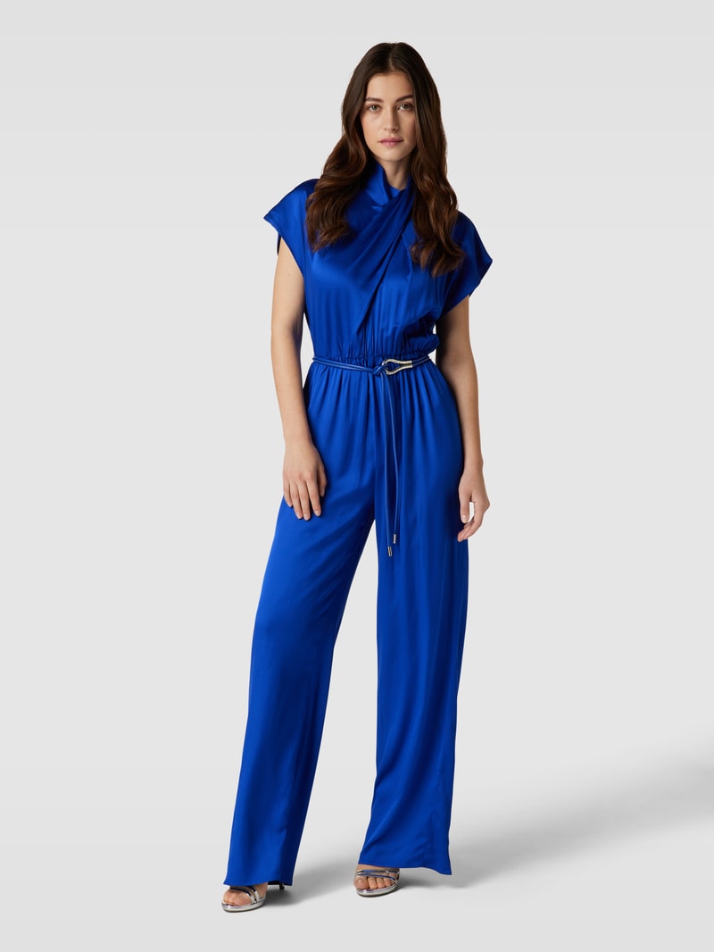 Jumpsuit mit Gürtel Modell 'ATLANTIS' in royalblau