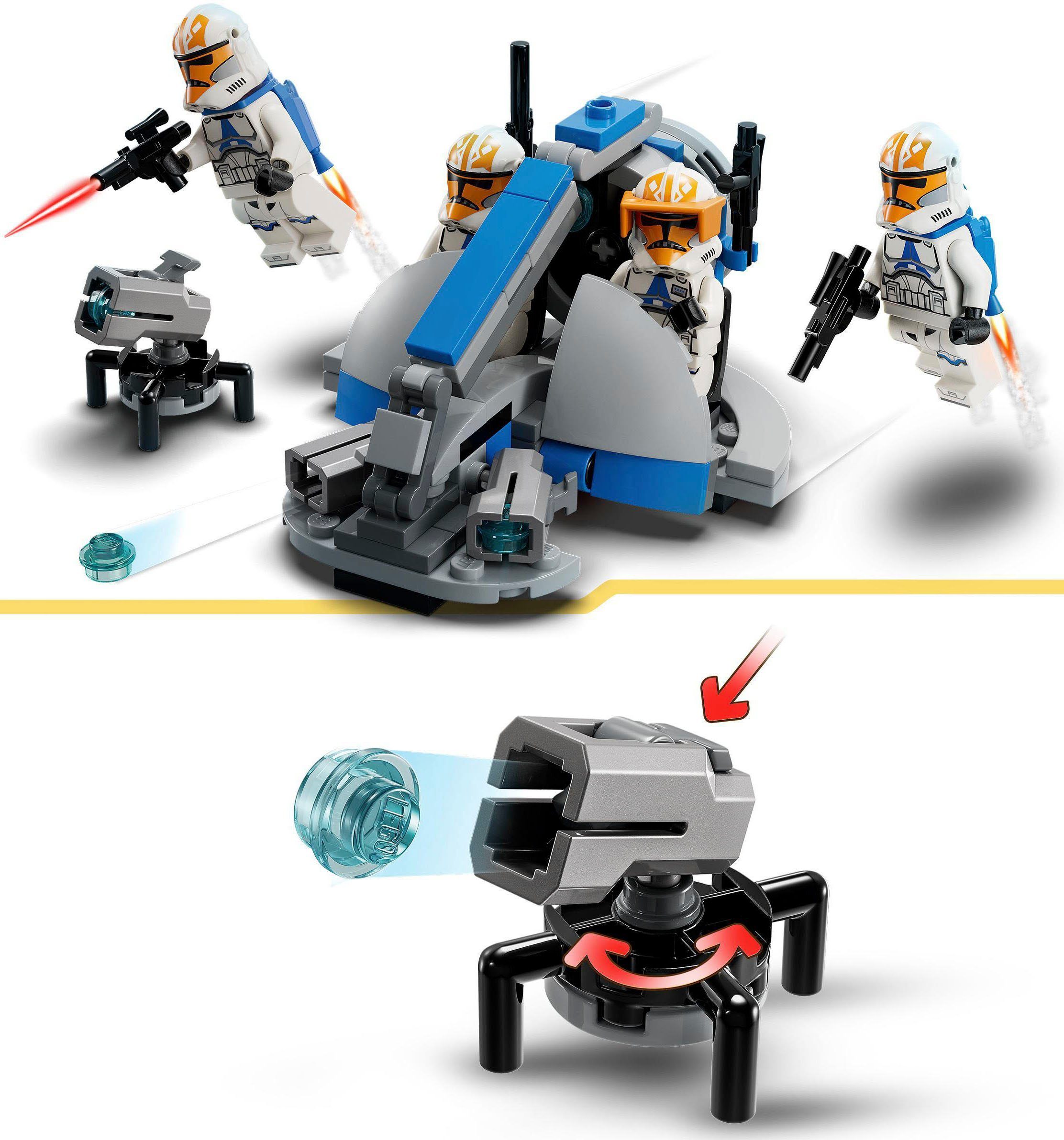 LEGO® Konstruktionsspielsteine Ahsokas Clone Trooper der 332. Kompanie (75359), LEGO® Star Wars, (108 St., Battle Pack), Made in Europe