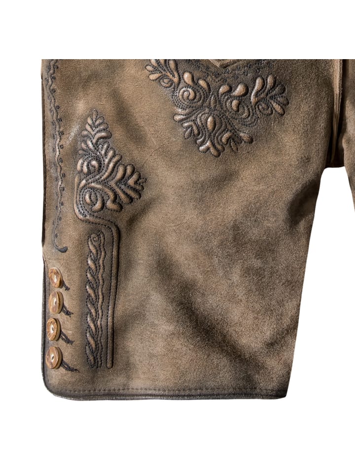 Stockerpoint Lederhose Artur in braun günstig kaufen