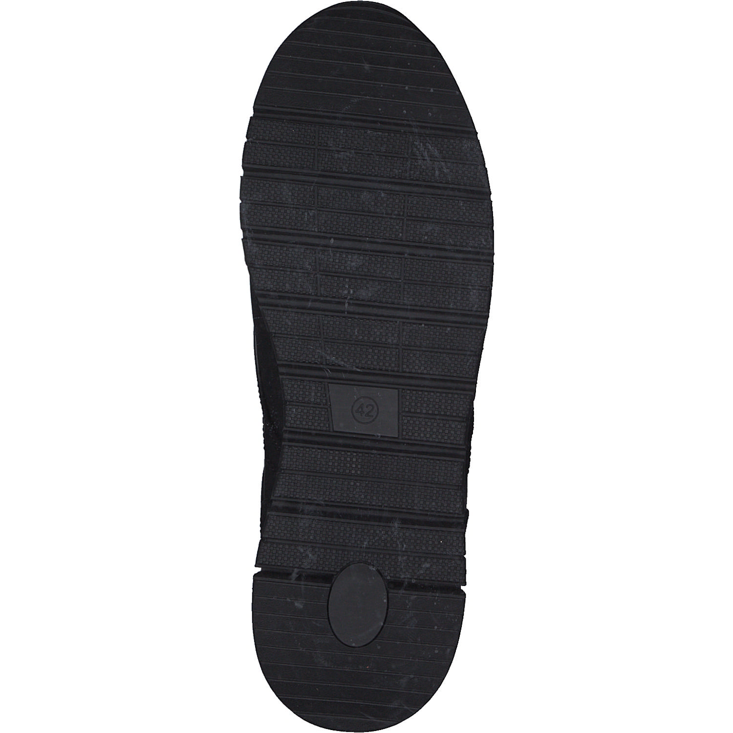 Jana Shoes 23765, Schnürschuhe, Damen, BLACK UNI