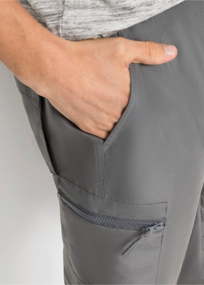 Mikrofaser 3/4-Hose mit Komfortschnitt, Regular Fit