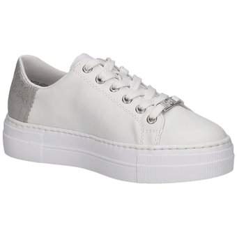 Rieker Plateau Sneaker in weiß