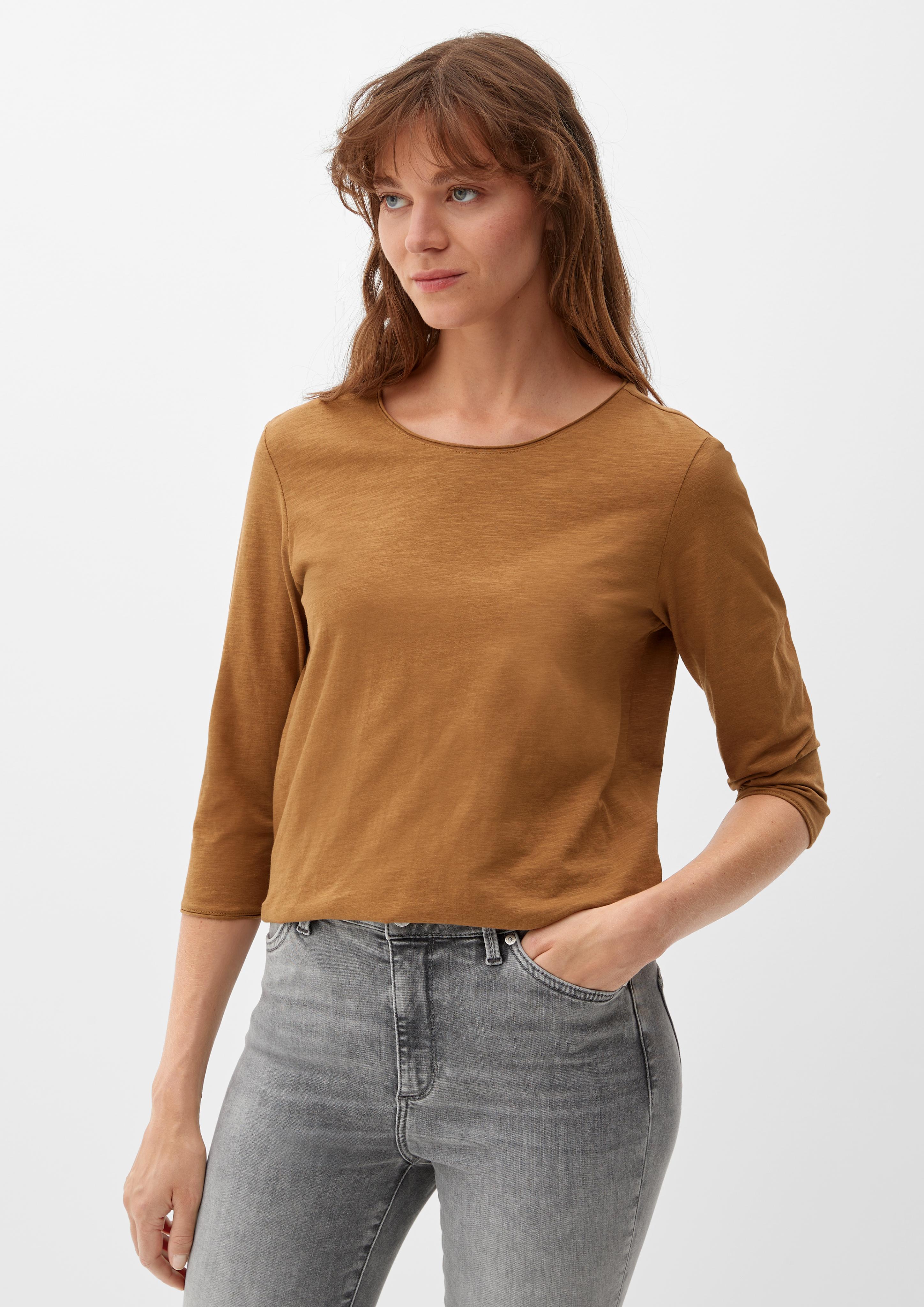 Flammgarnshirt mit 3/4-Arm  2124213-8469