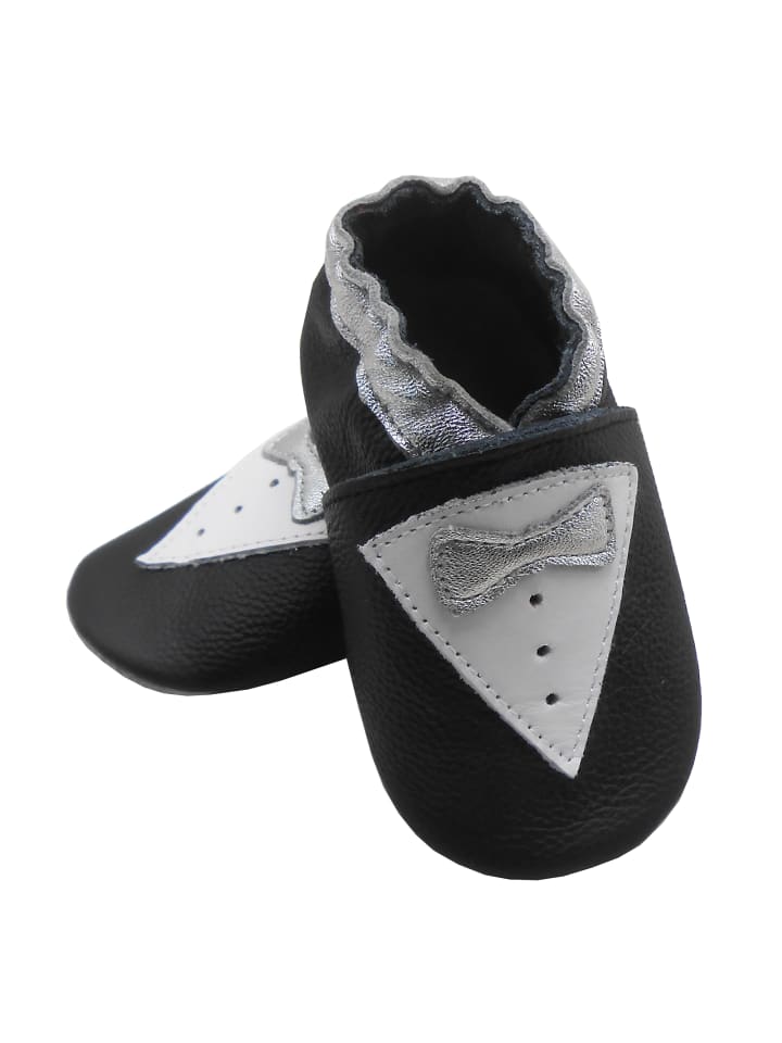 Yalion Baby Krabbelschuhe in Fliege Schwarz günstig kaufen