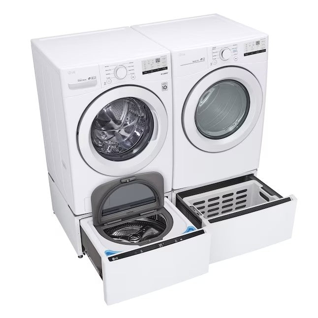 LG 7.4-cu ft Stackable Electric Dryer (White) ENERGY STAR