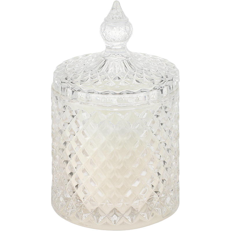 Vie Selected Duftlys diamantglass klart Vanilje
