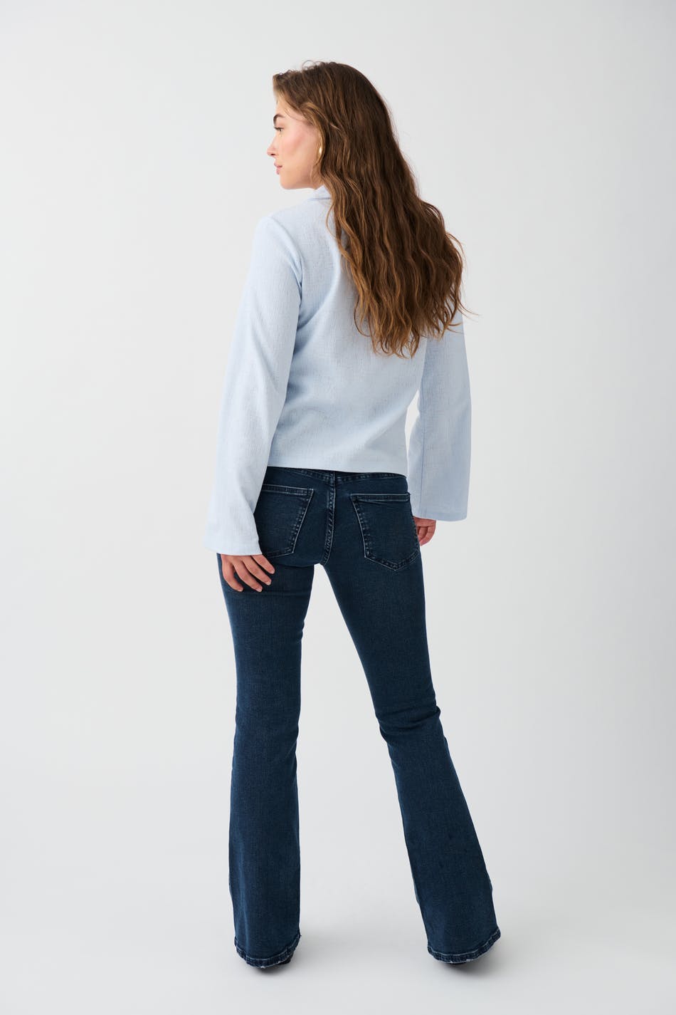 Low waist bootcut jeans