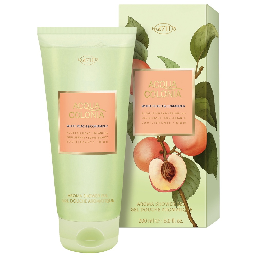 4711 Pêche & Coriandre 200ml Gel Douche Aromatique