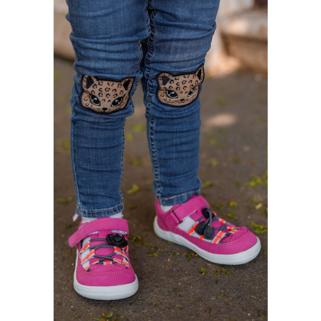 Baby Bare Febo Summer Fuchsia Barfußsandalen