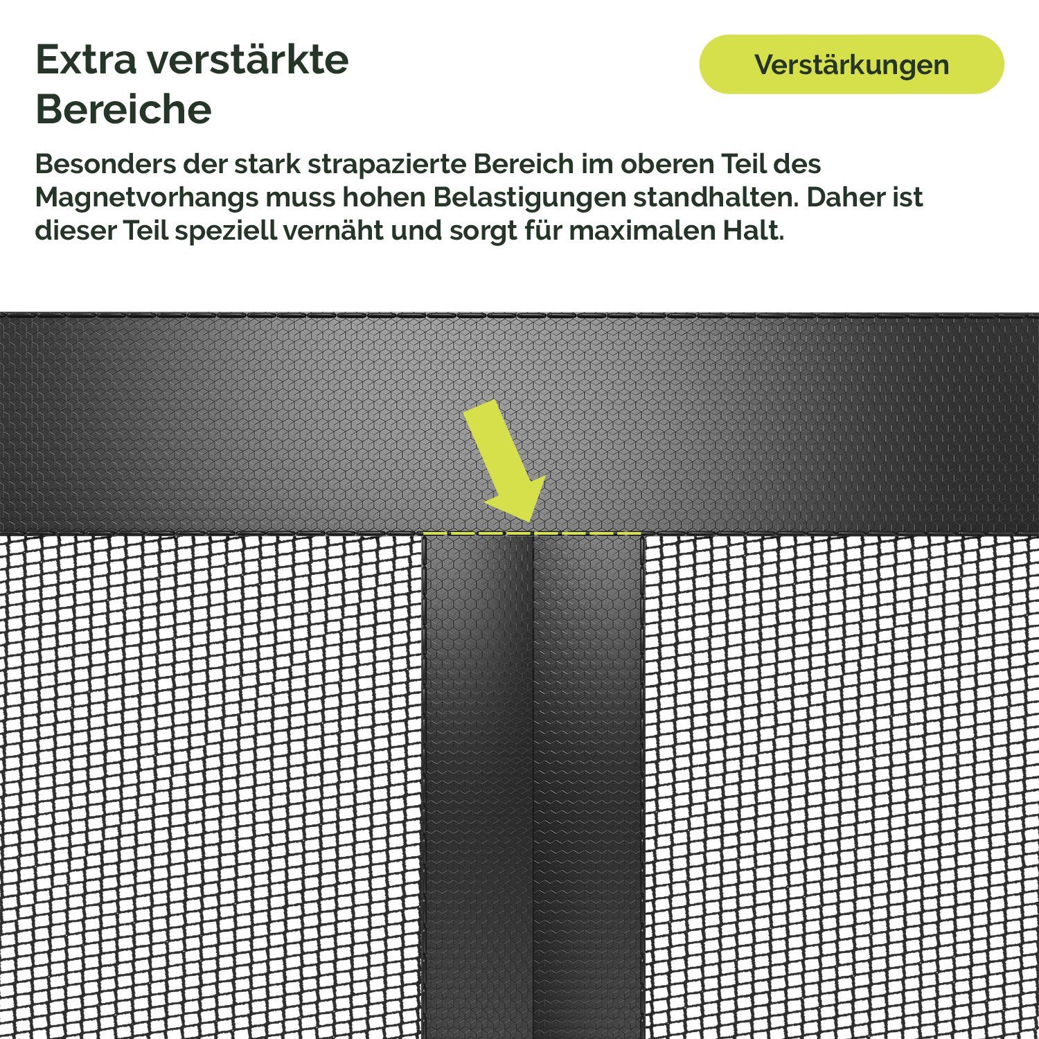 Nematek Insektenschutz-Vorhang Magnet Fliegengitter Tür Magnetvorhang - Insektenschutz Balkontür