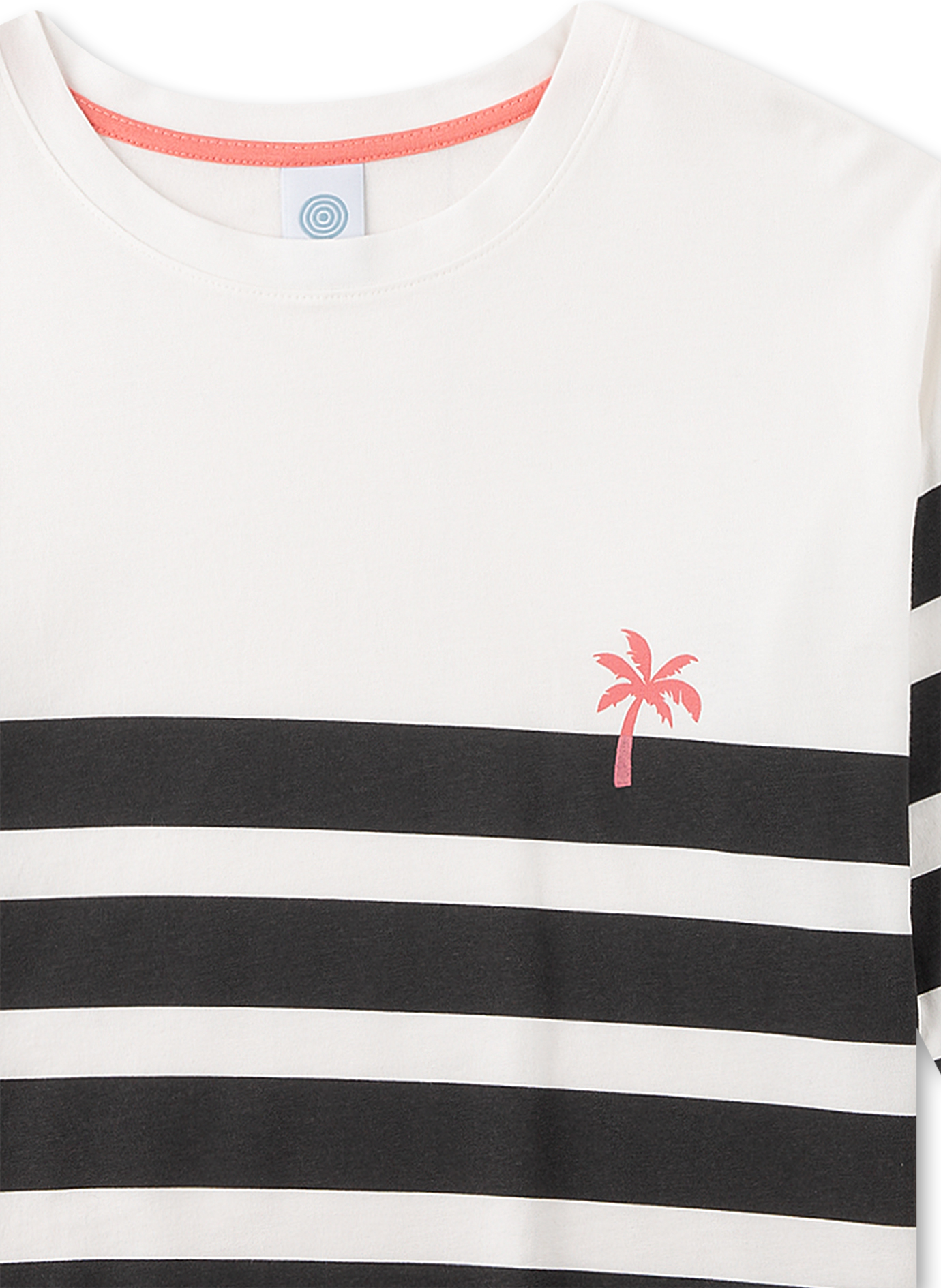 Mädchen-Schlafanzug kurz Off-White