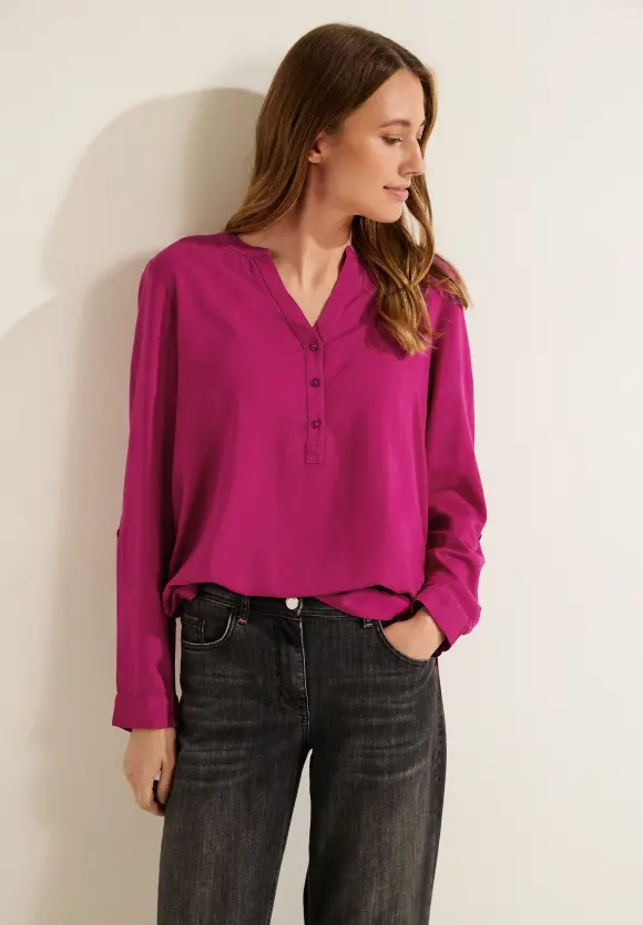 CECIL Bluse in Unifarbe
