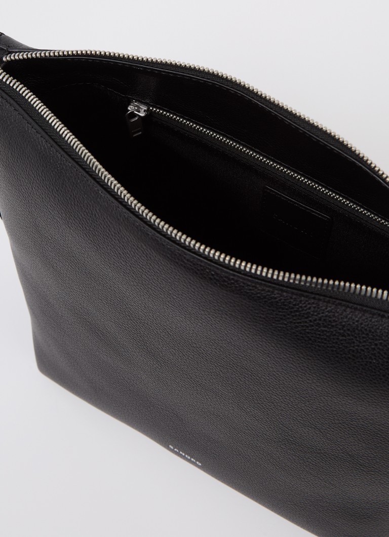 Sandro Leather shoulder bag with logo