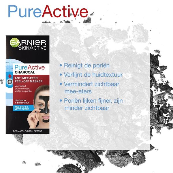 Garnier Skin Naturals Máscara Facial Peel Off com Carvão Ativado Puro 50ml