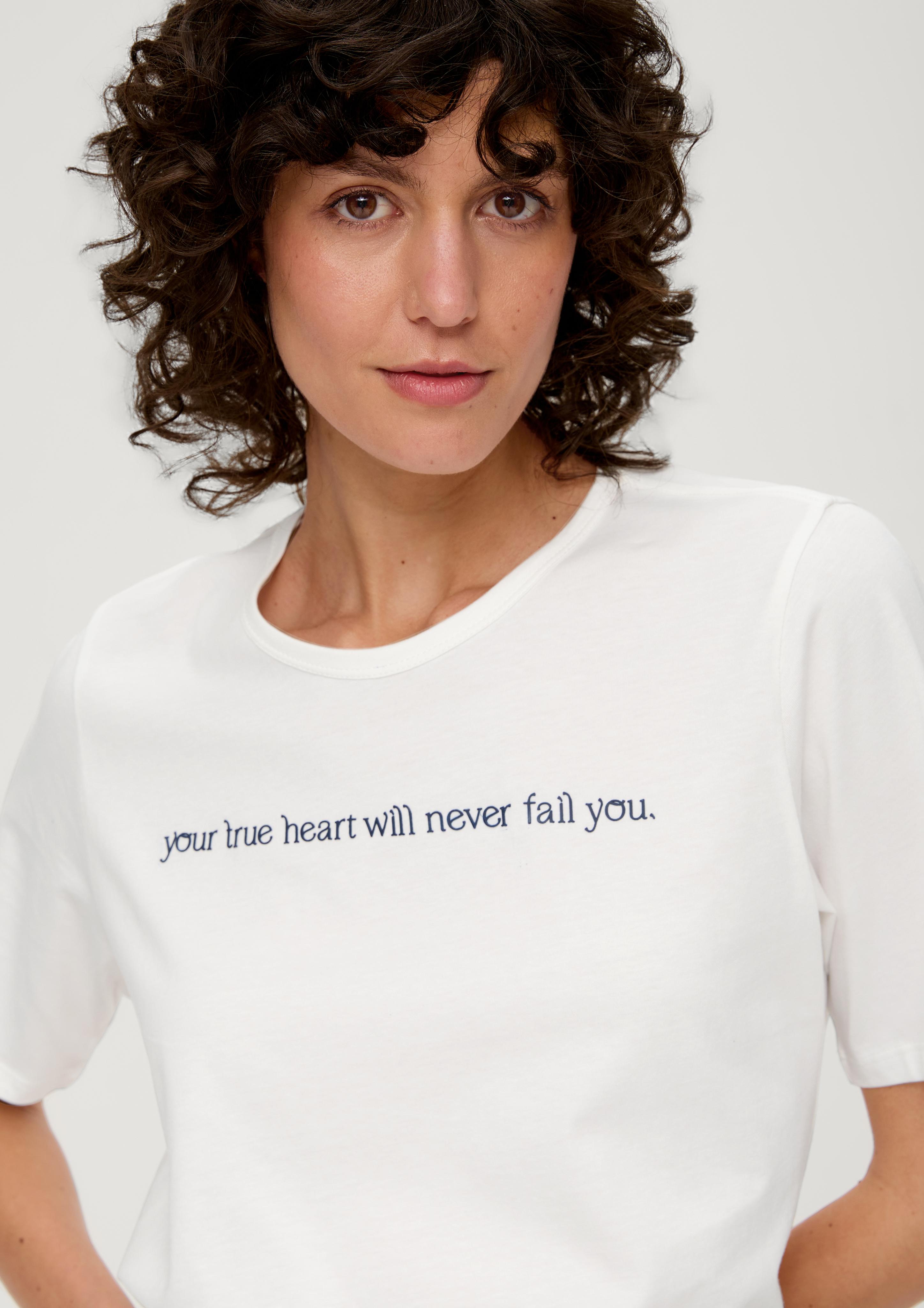 T-Shirt mit Frontprint  2132331-02D0