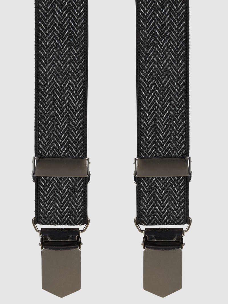Hosenträger in Y-Form in schwarz
