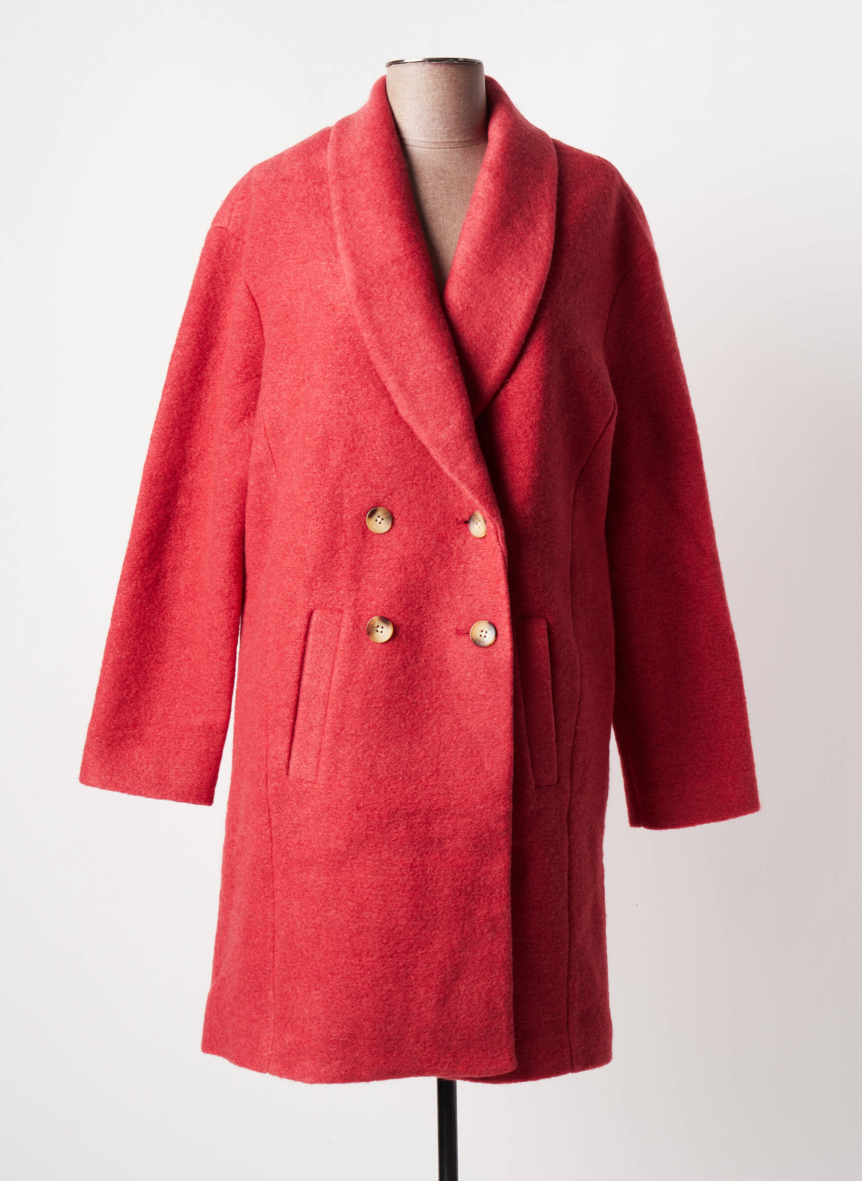 C Est Beau La Vie Manteaux Longs Femme couleur rose