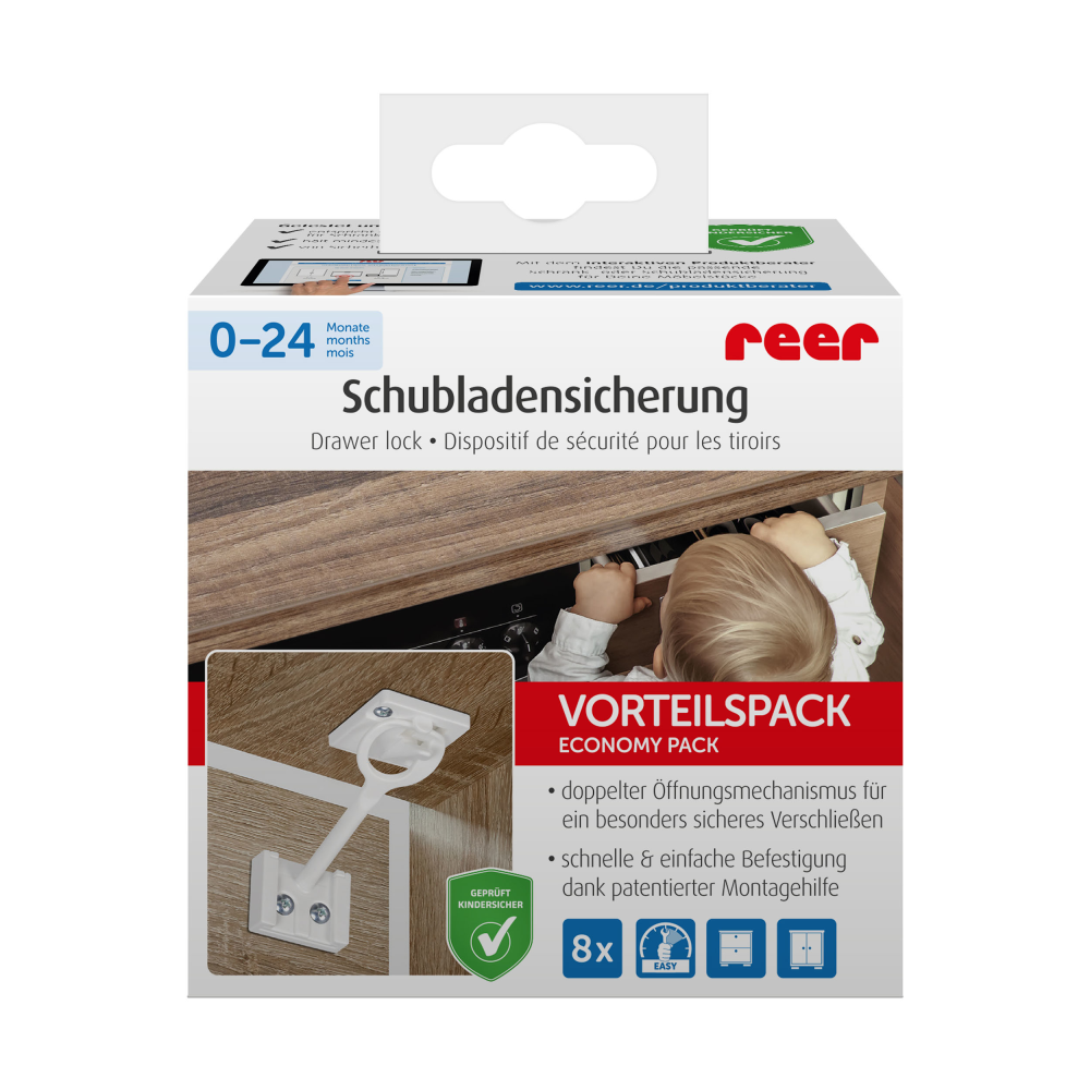 Schrank- und Schubladensicherung