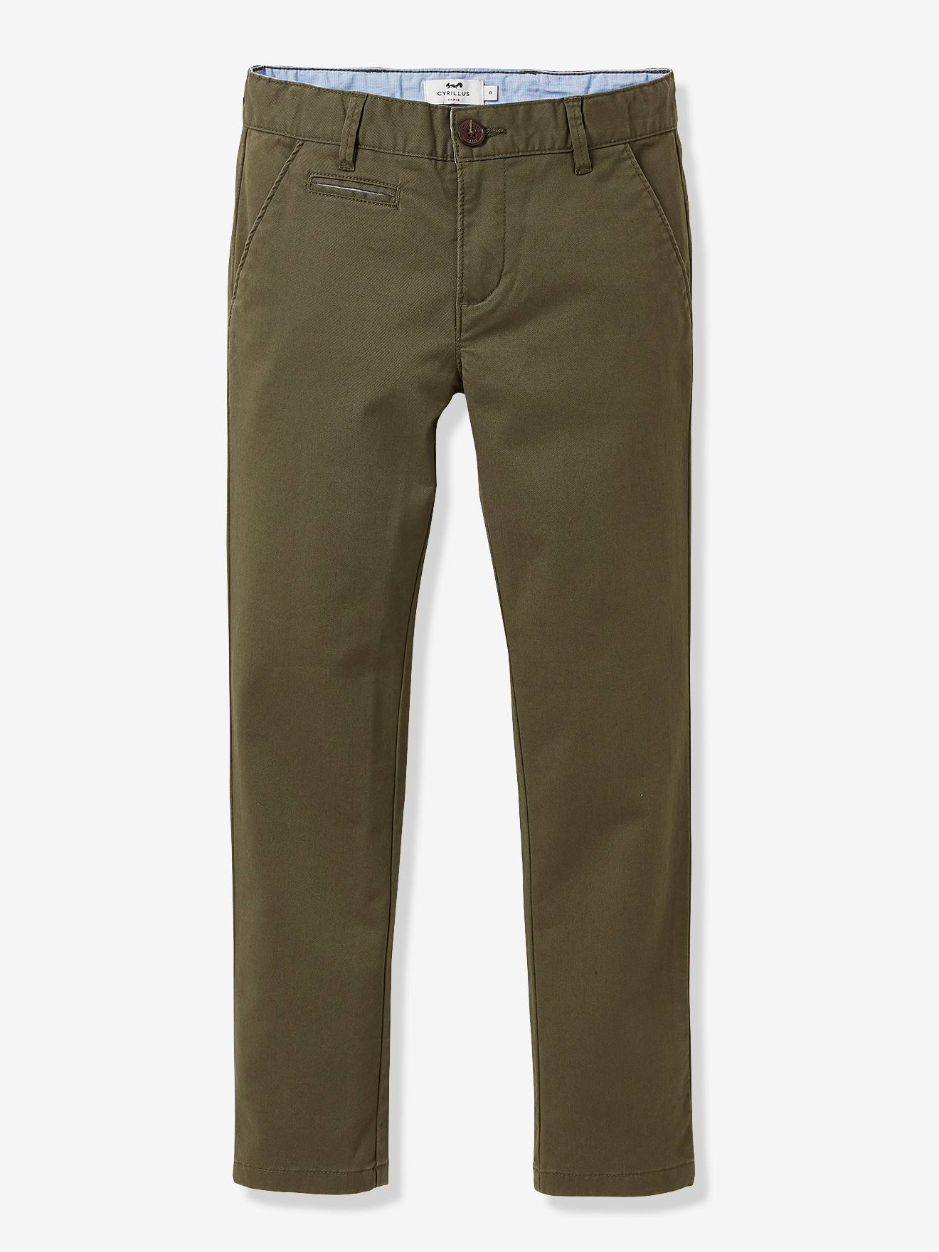 Cyrillus Jungen Chinohose CYRILLUS - khaki