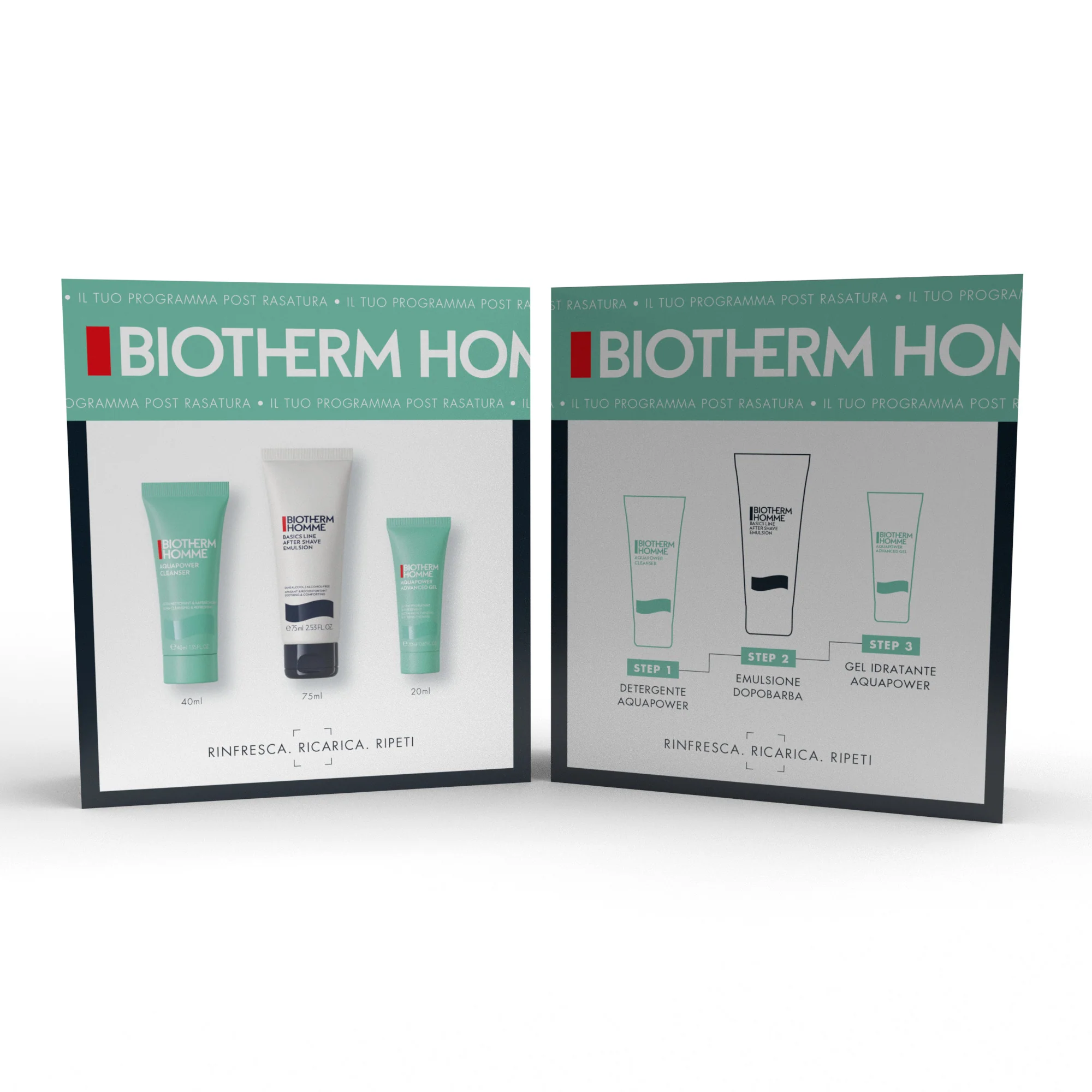 Biotherm Homme Soothing Balm Set - Хидратантни сет, Сет за бријање, Балзам после бријања