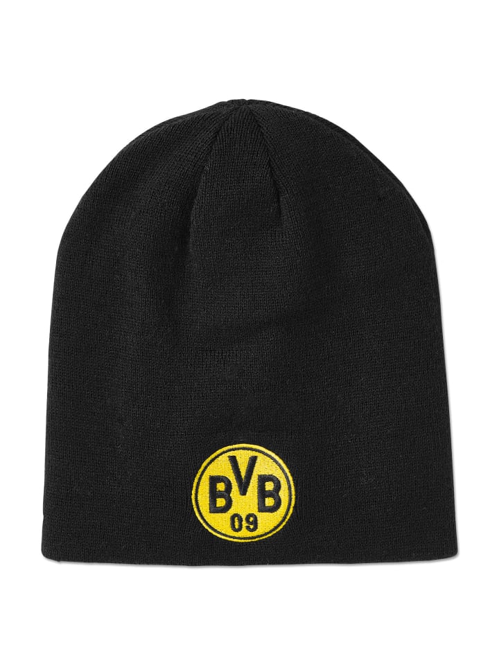 BVB BVB Logo Beanie wendbar Kinder in Schwarz günstig kaufen onesize