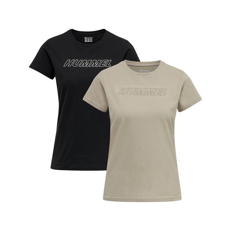 hummel hmlTE CALI 2-PACK COTTON T-SHIRT T-Shirt Damen